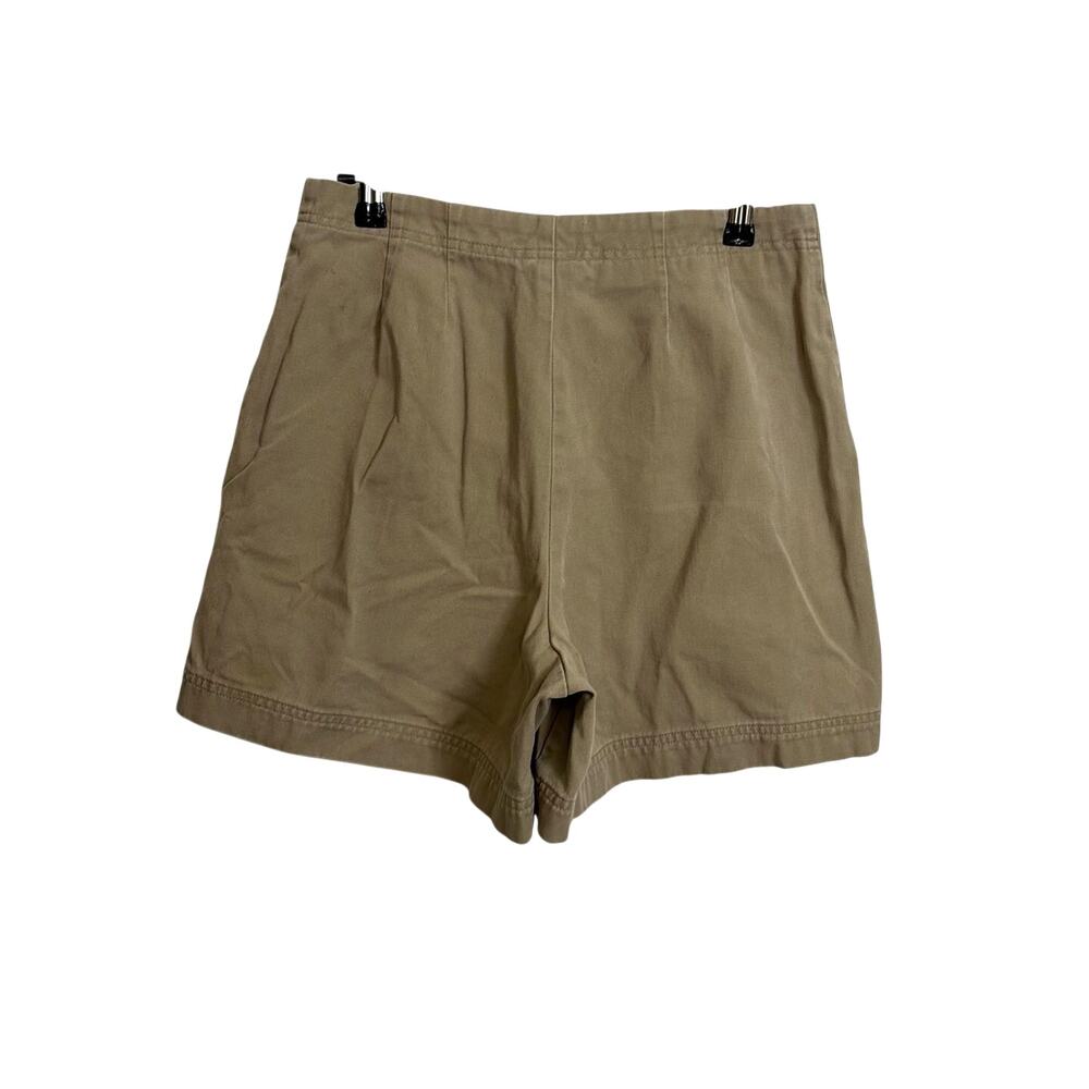 Sonoma Skort Womens 8 Khaki Wrap Button Front Mini 100% Cotton Vintage 90s - Picture 2 of 7